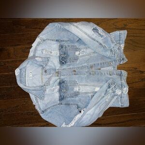 Distressed Denim Jacket